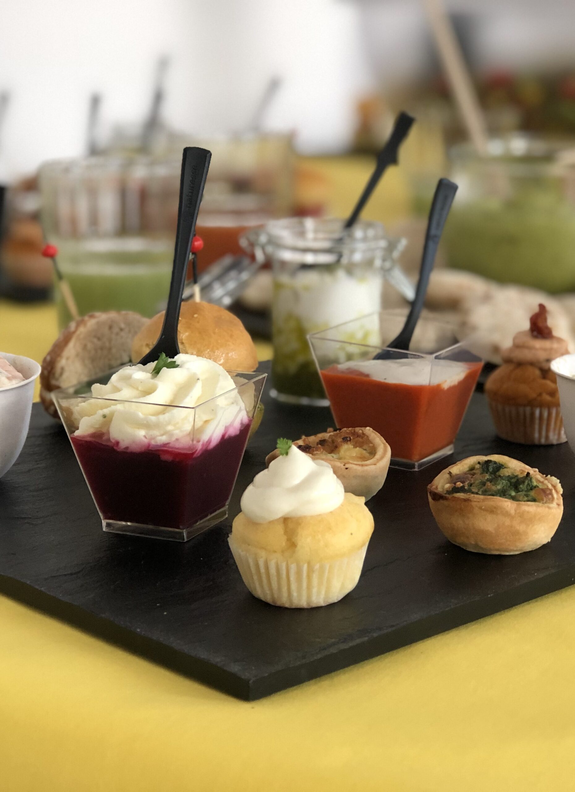 tartinades, cupcakes salé, verrines, apéritif, traiteur fribourg